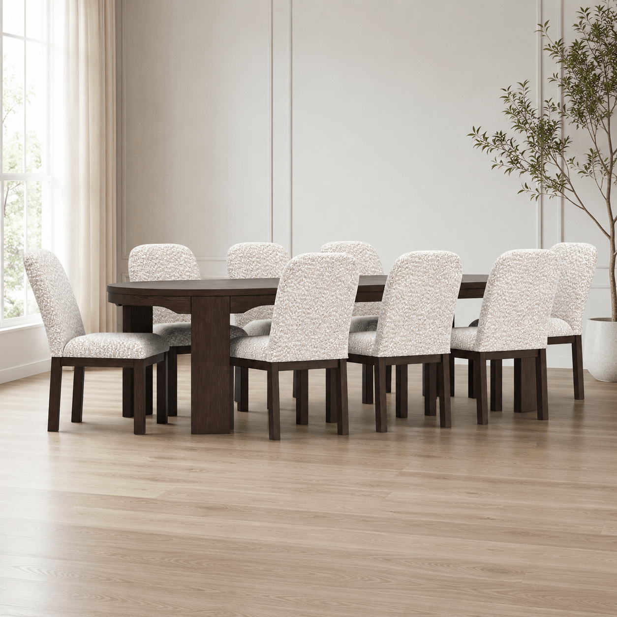 Neo Oval Dining Room Set With 8 Chairs Dining Room Sets| Ashley Homestore
