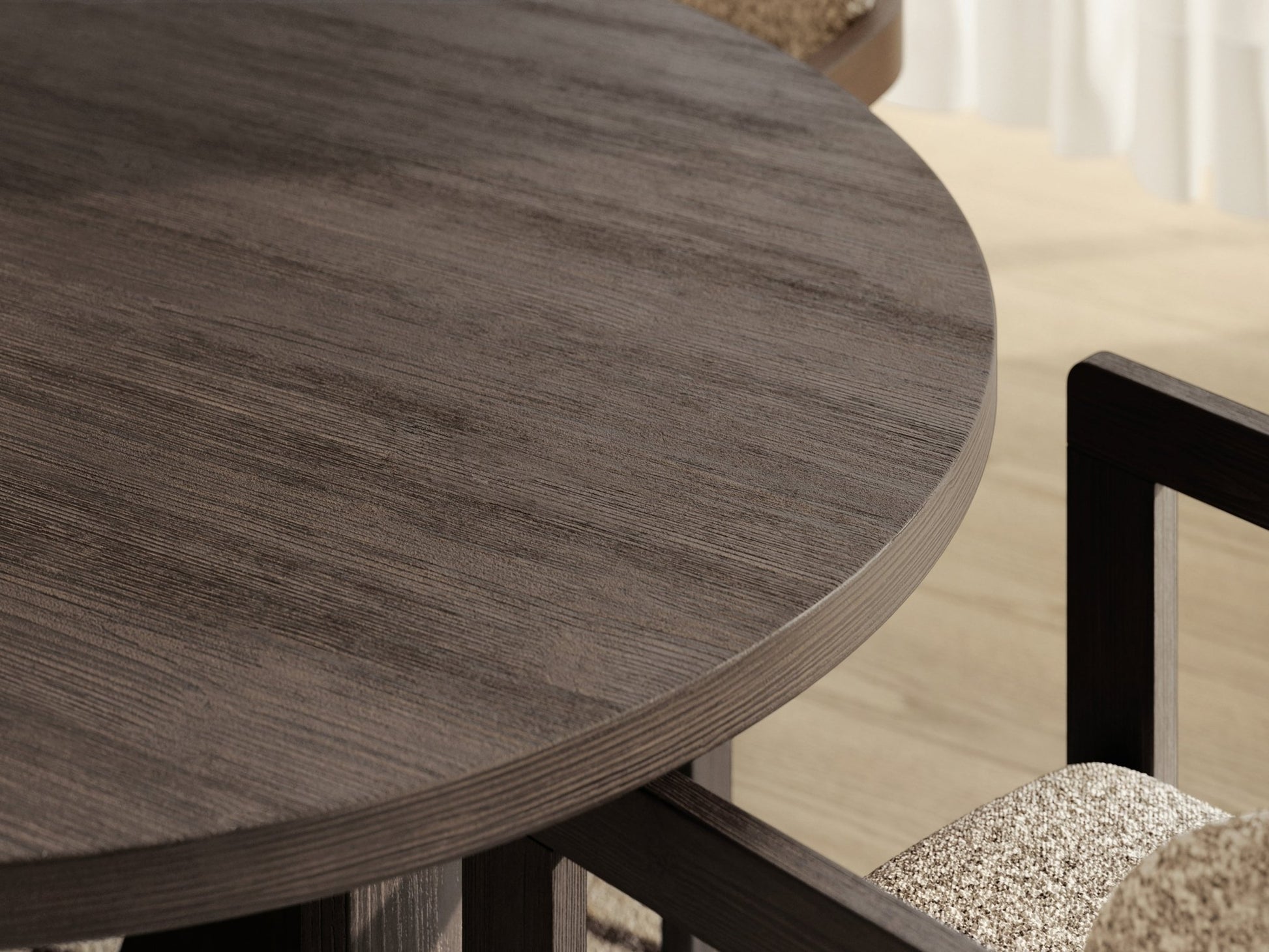 Neo Round Dining Room Set With 4 Arm chairs Dining Room Sets| Ashley Homestore
