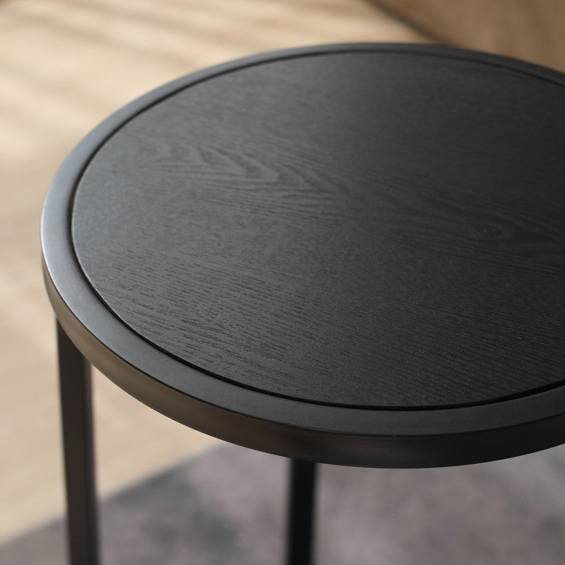 NESTING TABLE BLACK Accent & End Tables| Crestview