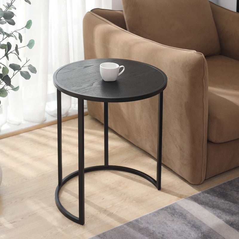 NESTING TABLE BLACK Accent & End Tables| Crestview