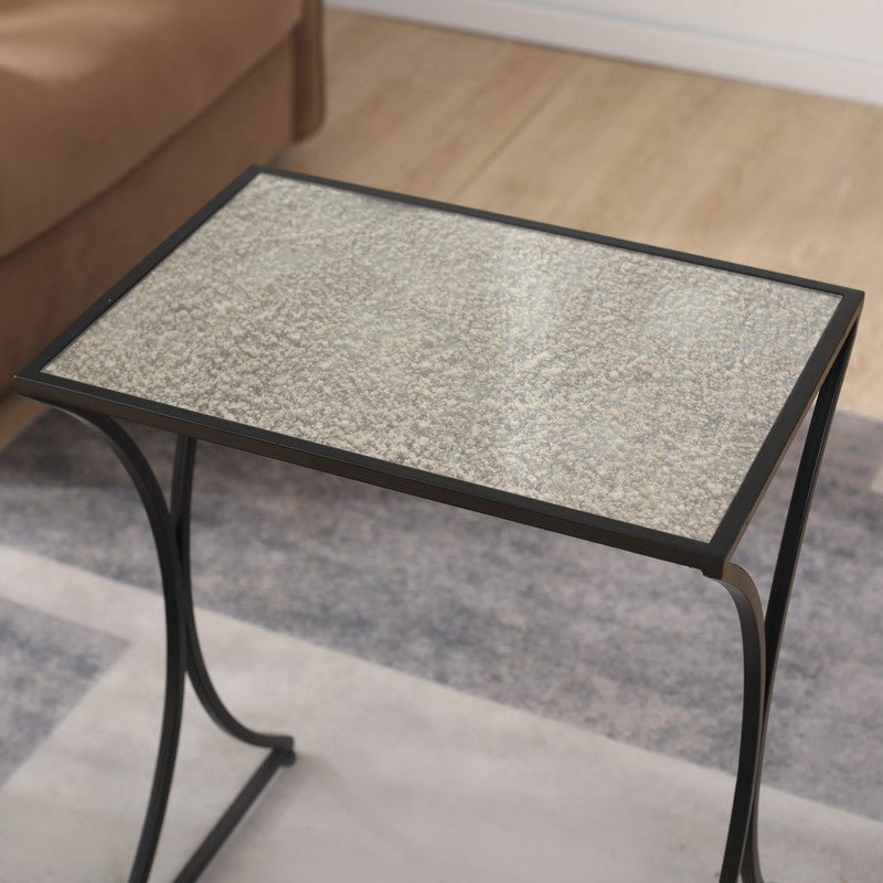 NESTING TABLE BLACK Accent & End Tables| Crestview