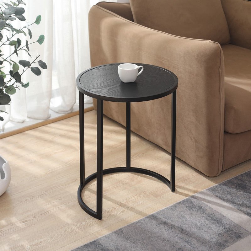 NESTING TABLE BLACK Accent & End Tables| Crestview