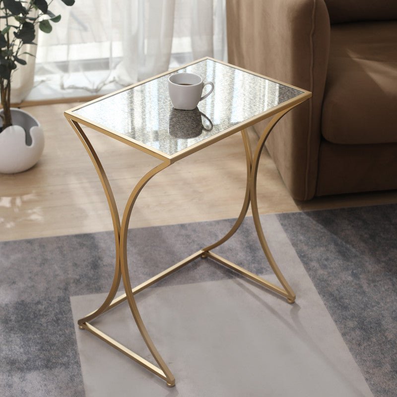 NESTING TABLE GOLD Accent & End Tables| Crestview