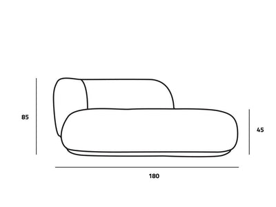 Neutral Beige Boucle 2 - Seater Sofa Swedish Wood By Alhome - Al Rugaib Furniture