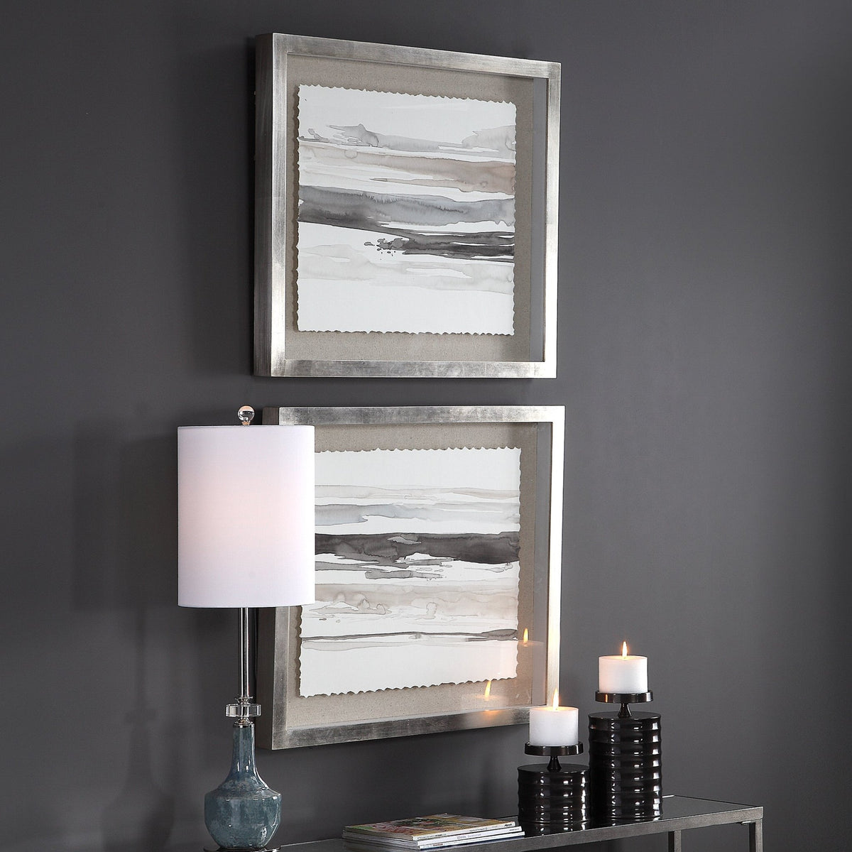 Neutral Landscape Framed Prints, S/2 Paintings & Pictures| Uttermost