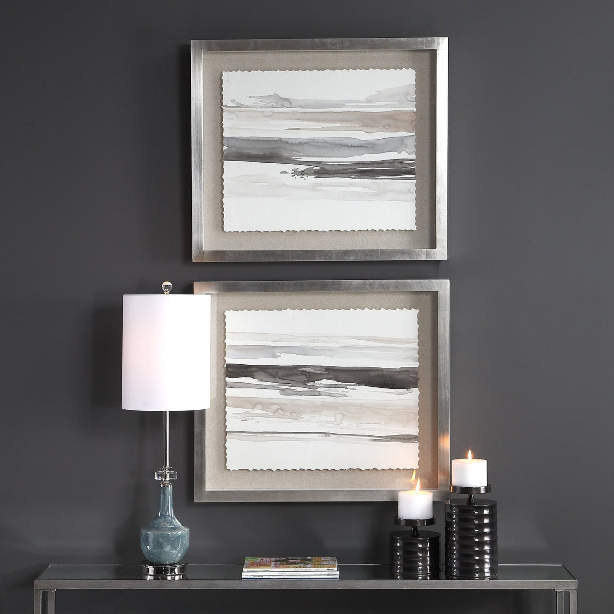 Neutral Landscape Framed Prints, S/2 Paintings & Pictures| Uttermost