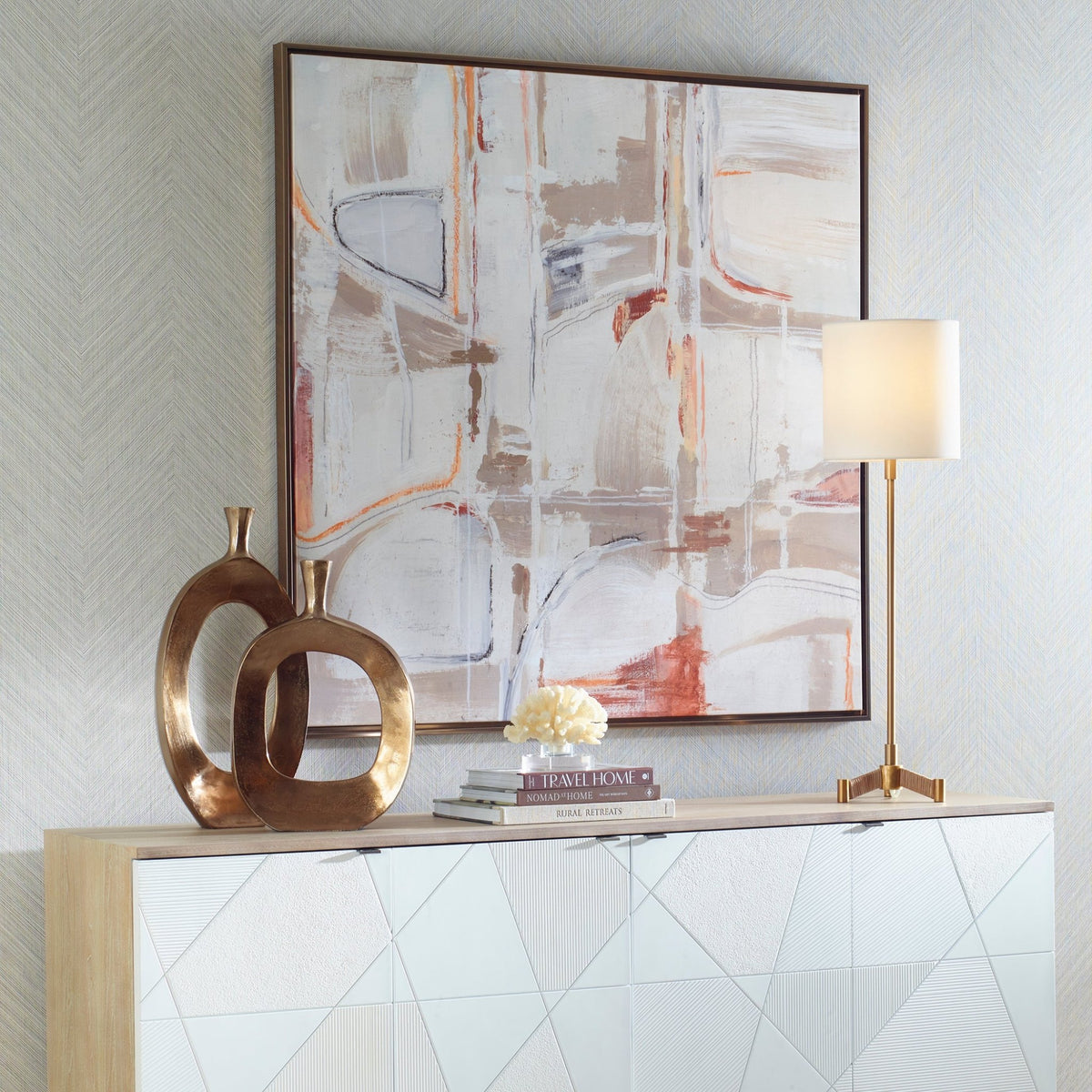 Neutral Nirvana Abstract Canvas Art Paintings & Pictures| Uttermost