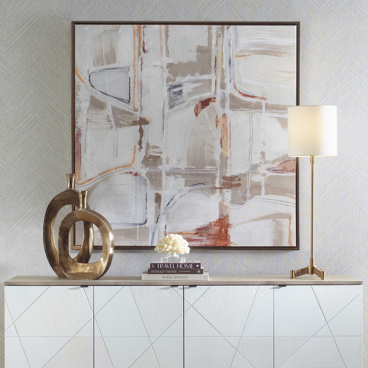 Neutral Nirvana Abstract Canvas Art Paintings & Pictures| Uttermost