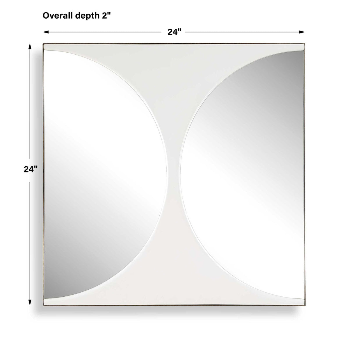New Moon Mirrored Wall Decor Wall Art| Uttermost