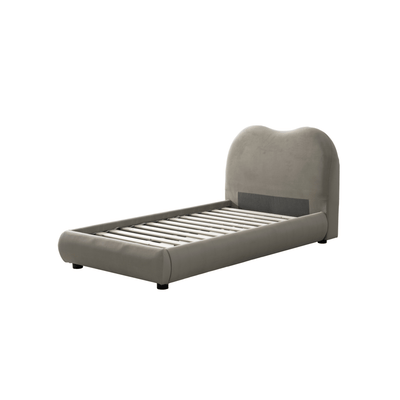 Newcastle Brown Upholstered Bed - Al Rugaib Furniture