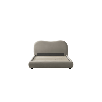 Newcastle Brown Upholstered Bed - Al Rugaib Furniture