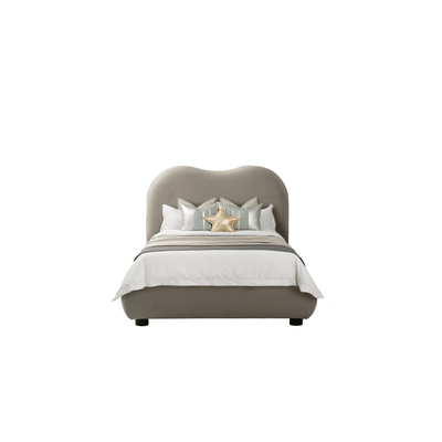 Newcastle Brown Upholstered Bed - Al Rugaib Furniture