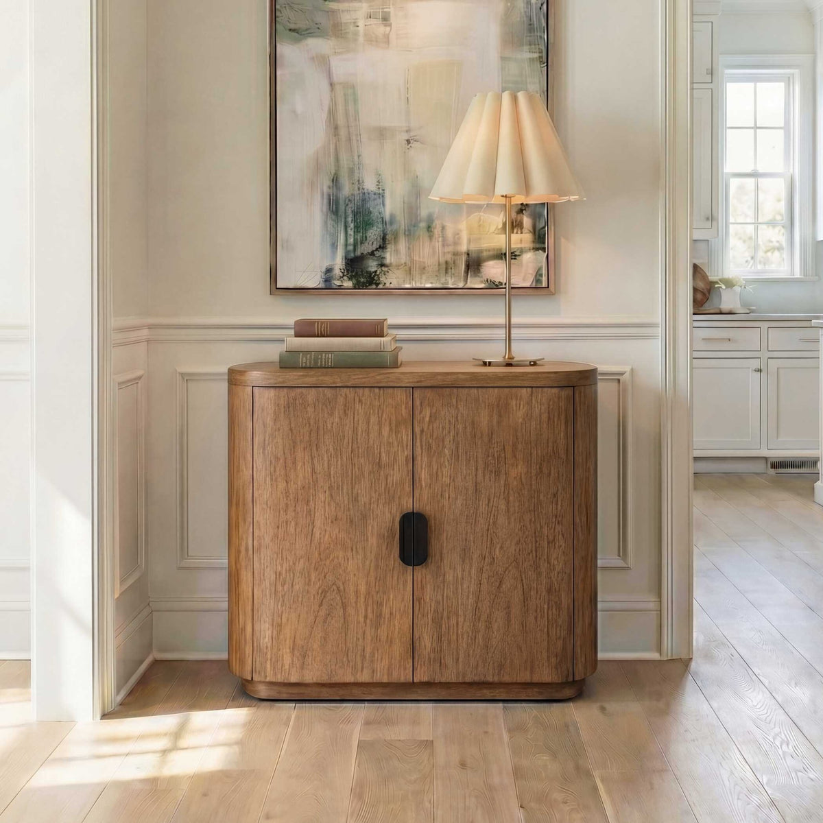 Newell Natural Wood 2 Door Cabinet Cabinets & Chests| Uttermost