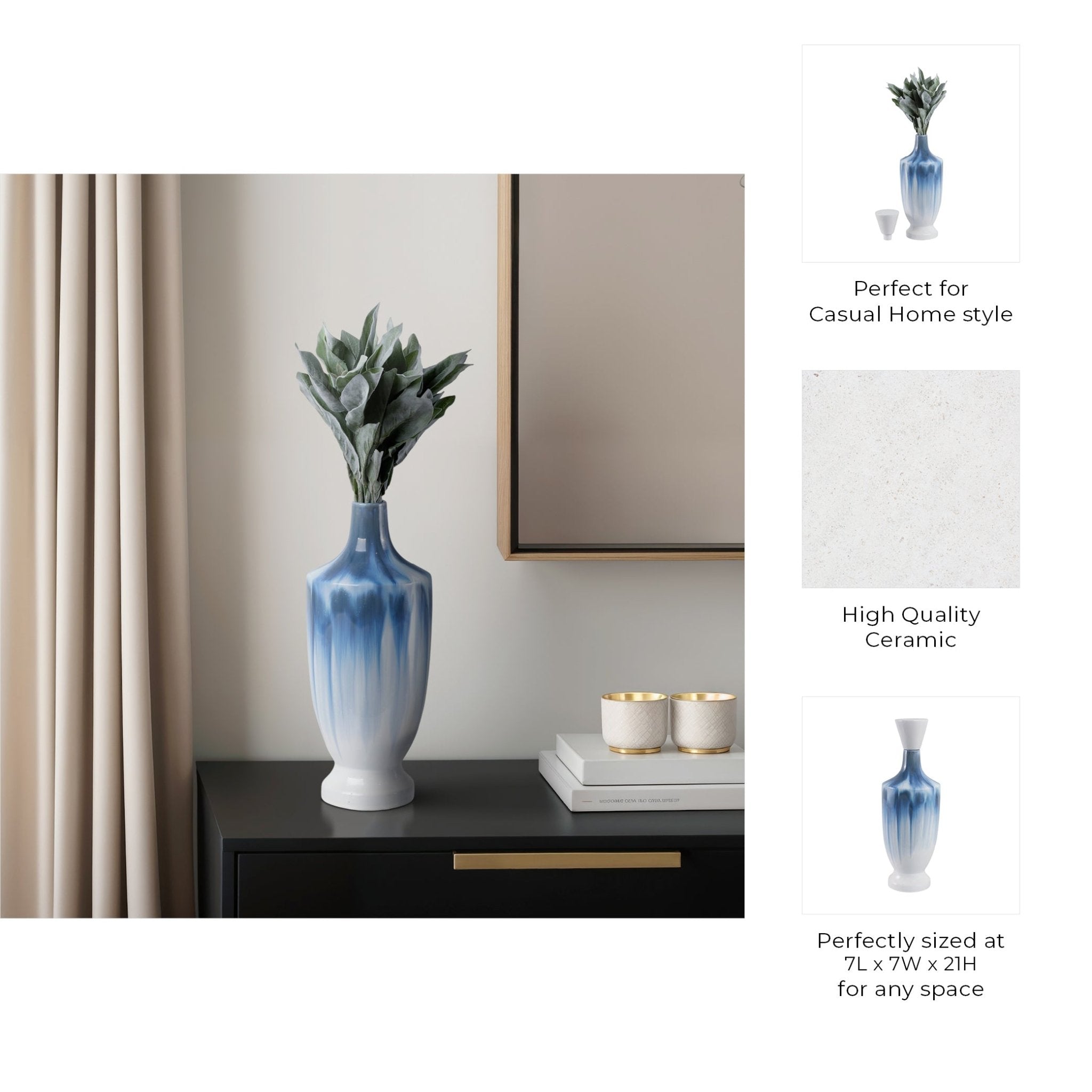 Newport Lidded Jar Vases and Jars| Sagebrook Home