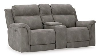Next-Gen DuraPella Power Reclining Loveseat with Console Recliners| Ashley Homestore