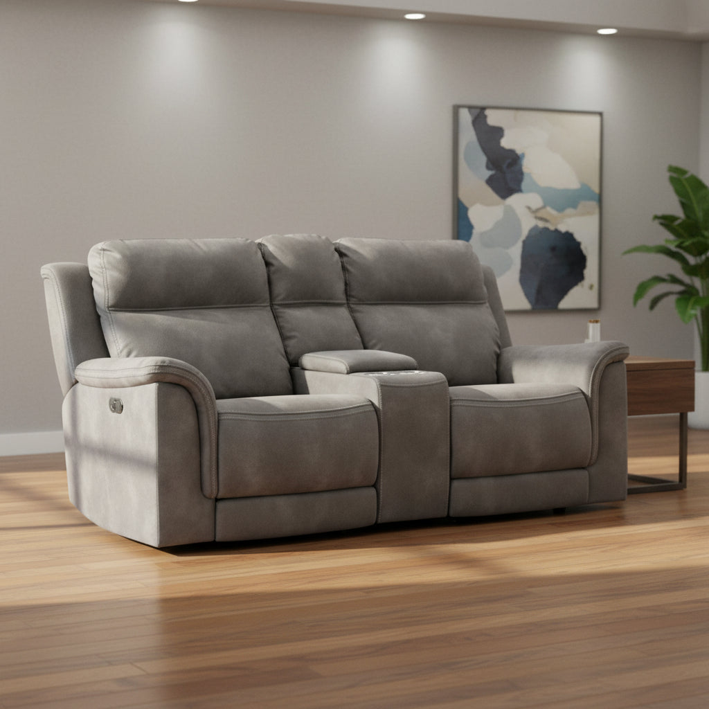 Next-Gen DuraPella Power Reclining Loveseat with Console Recliners| Ashley Homestore