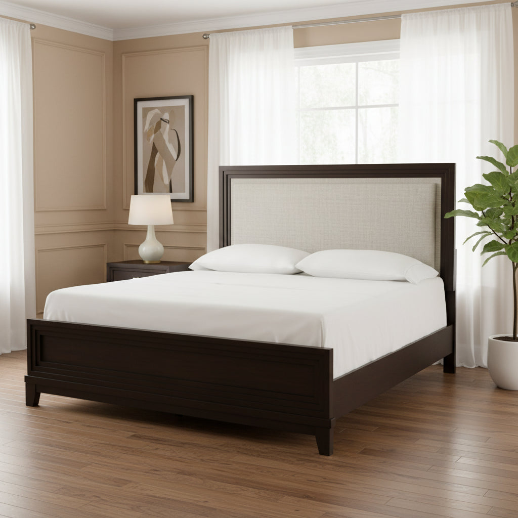Neymorton California King Upholstered Panel Bed Beds| Ashley Homestore