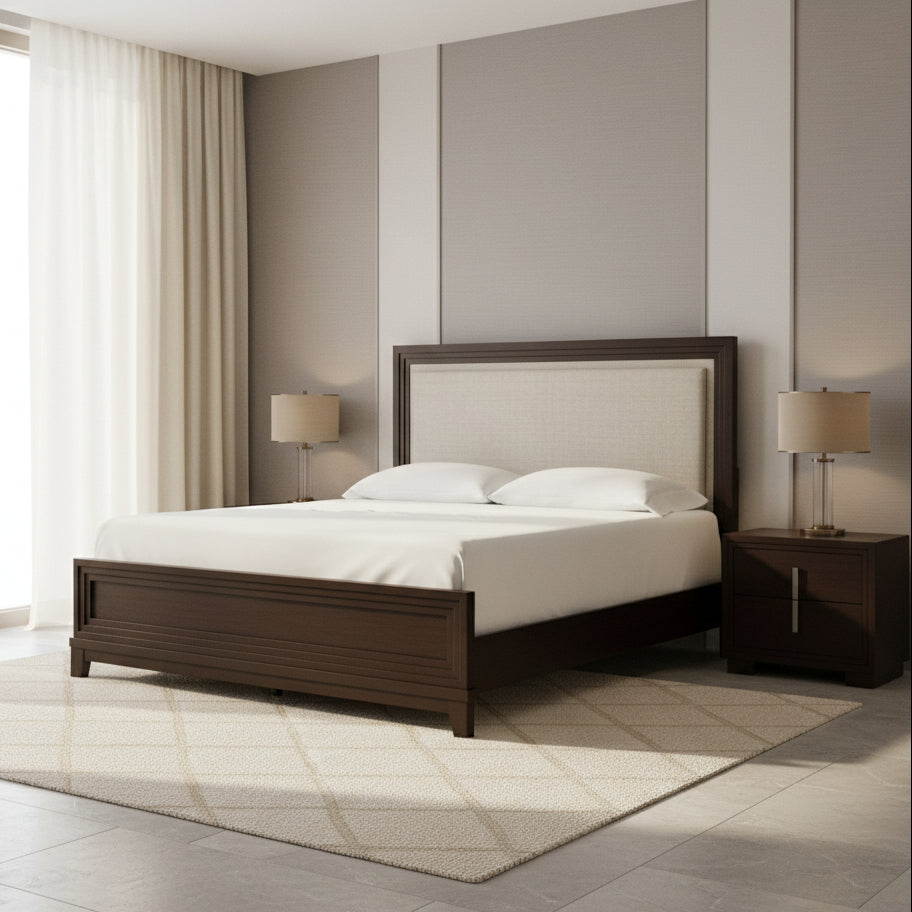 Neymorton Queen Upholstered Panel Bed Beds| Ashley Homestore
