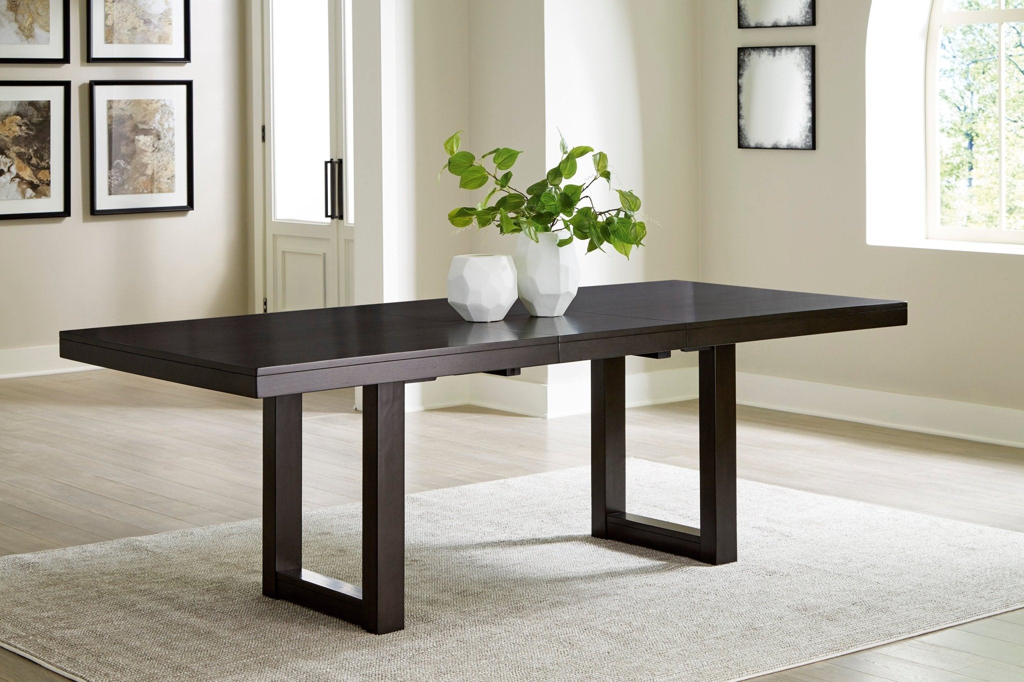 Neymorton RECT DRM Butterfly EXT Table Dining Tables| Ashley Homestore