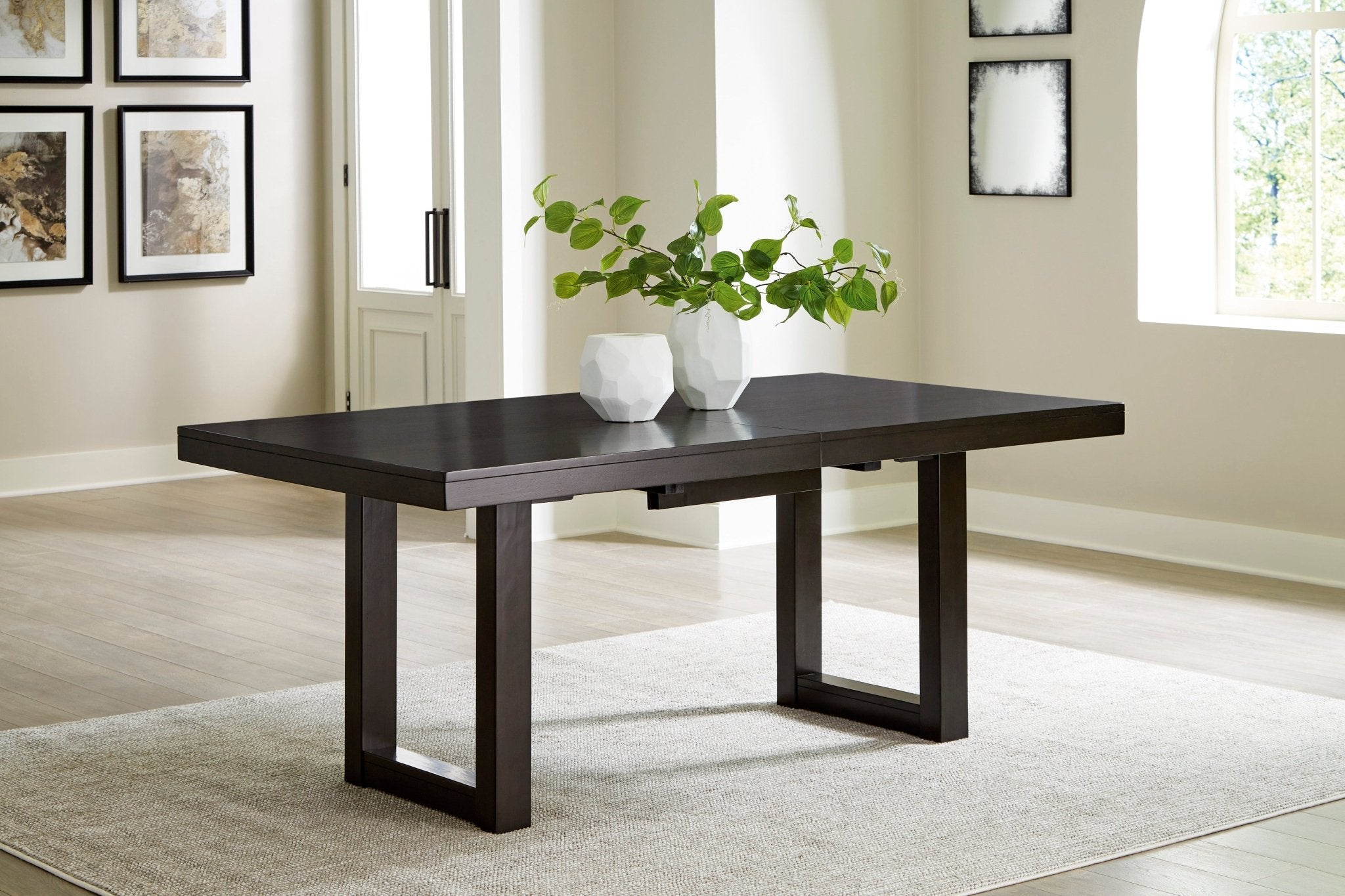 Neymorton RECT DRM Butterfly EXT Table Dining Tables| Ashley Homestore