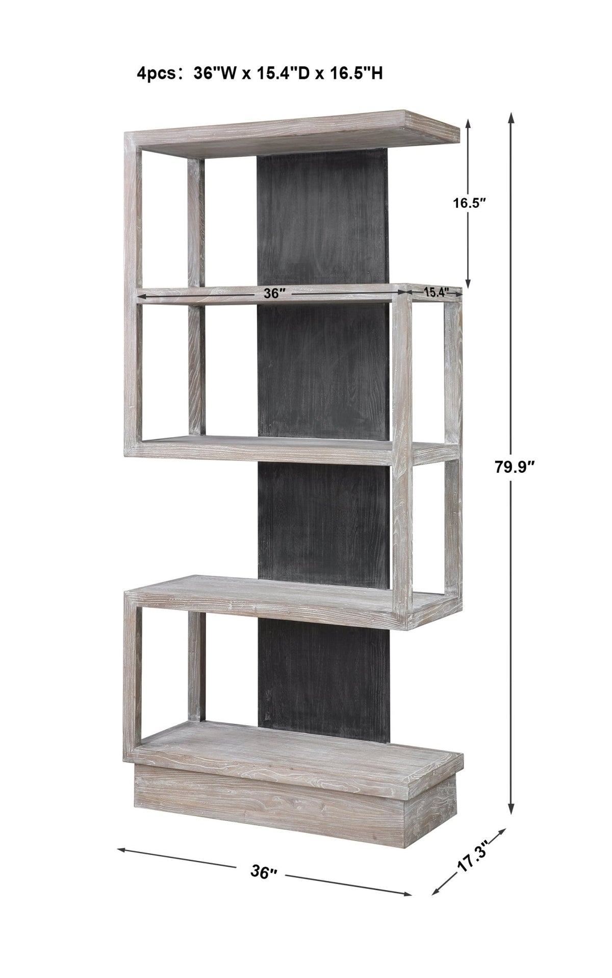 Nicasia Etagere Shelves| Uttermost