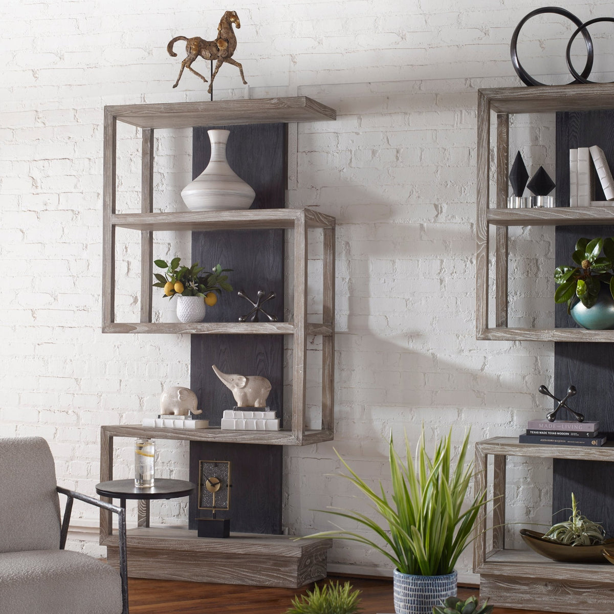 Nicasia Etagere Shelves| Uttermost