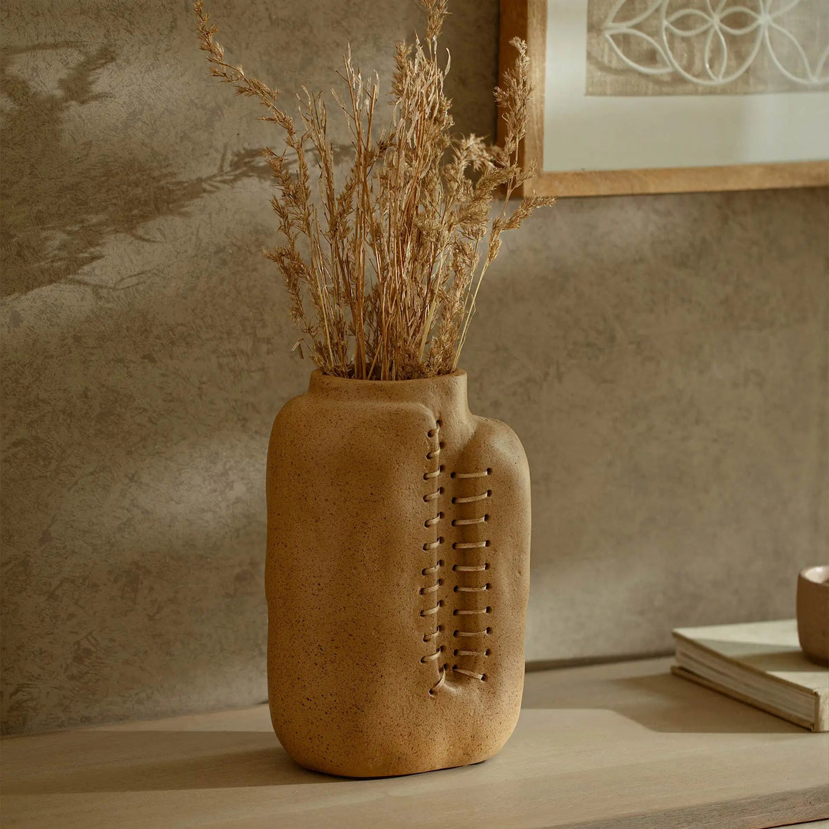 Niraan Ecomix Vase With Cane Vases and Jars| Roots Furniture