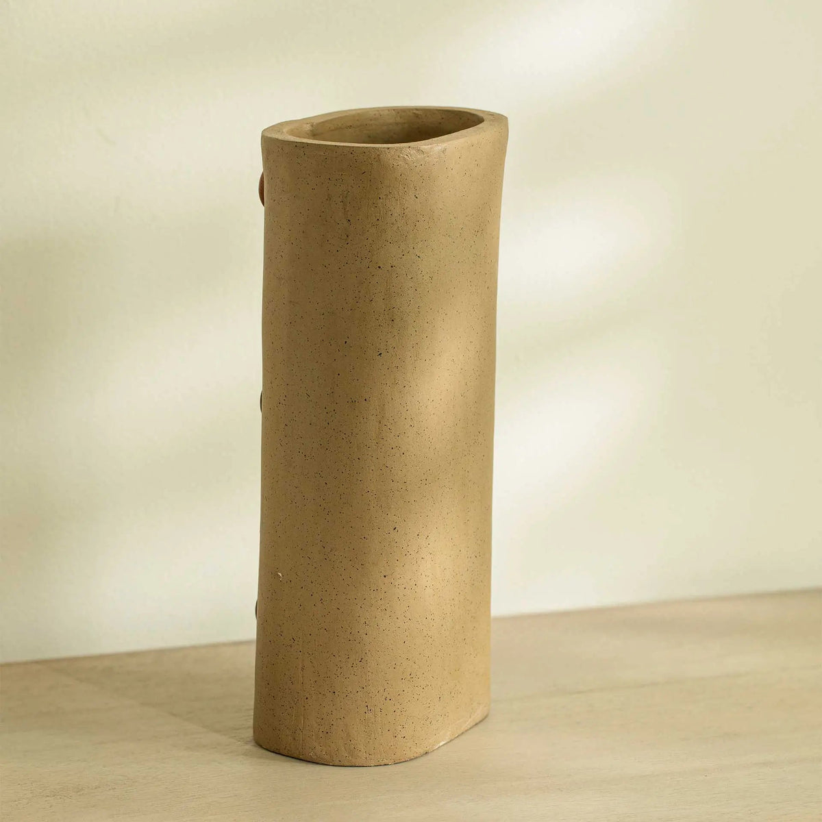 Niraan Ecomix Vase With Wooden Beads Tall Vases and Jars| Roots Furniture