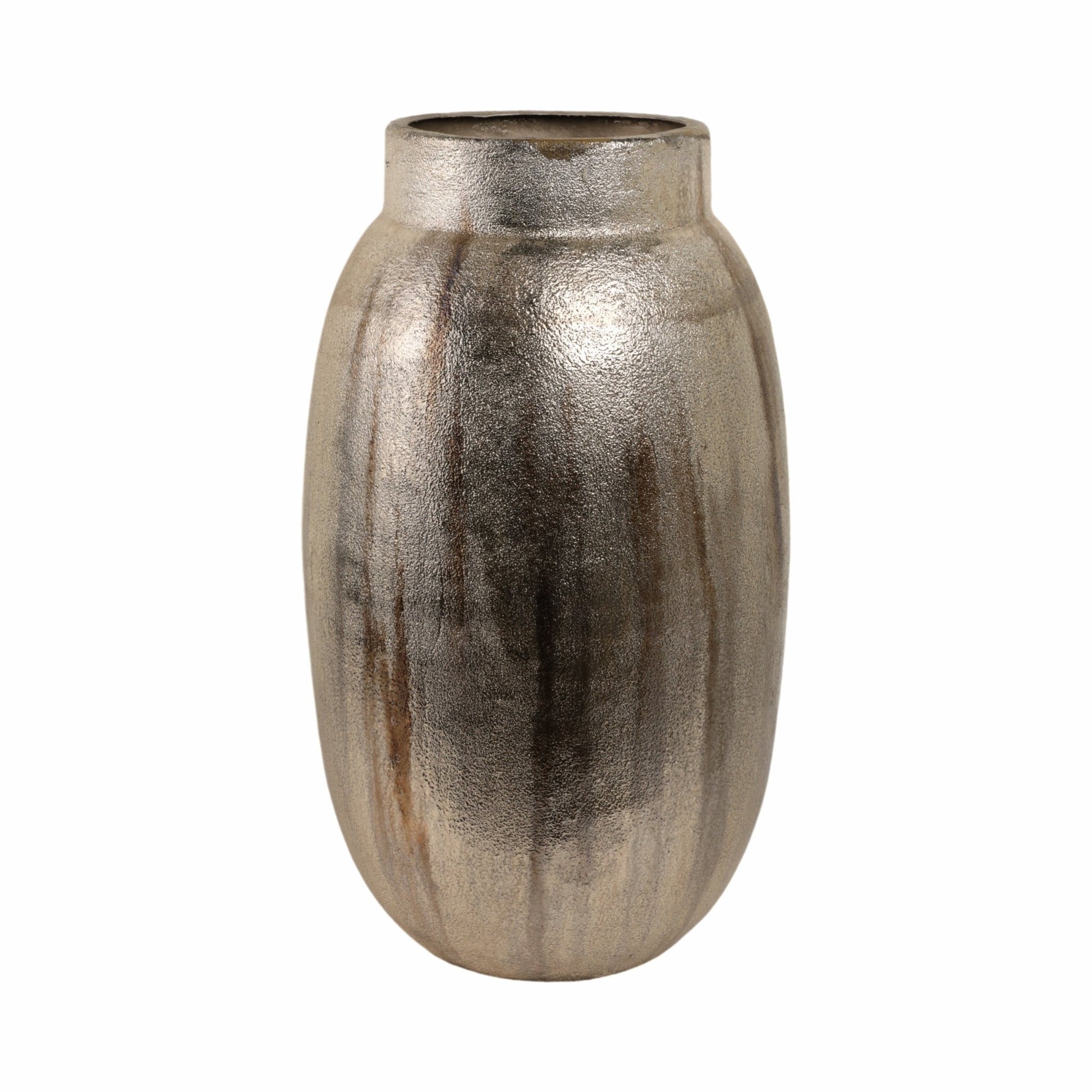 Noatak Antique Silver Vase Vases and Jars| Sagebrook Home