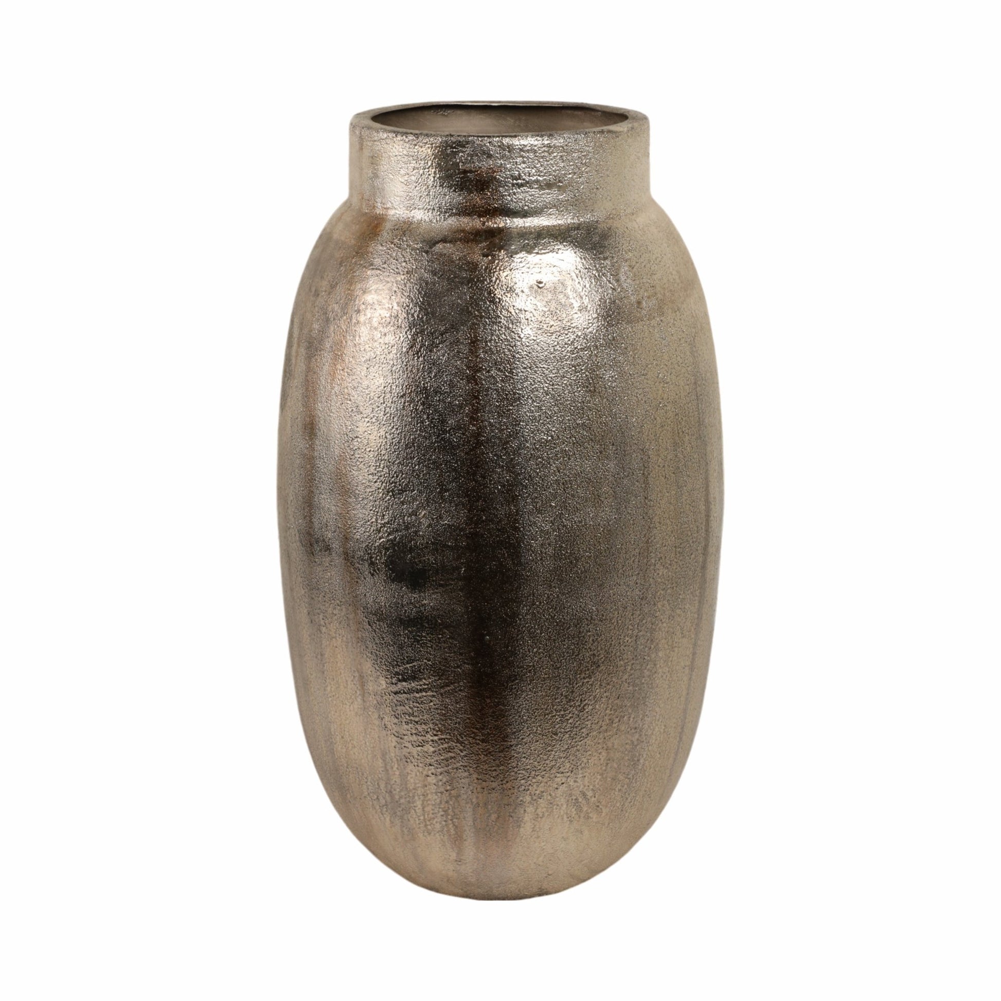 Noatak Antique Silver Vase Vases and Jars| Sagebrook Home