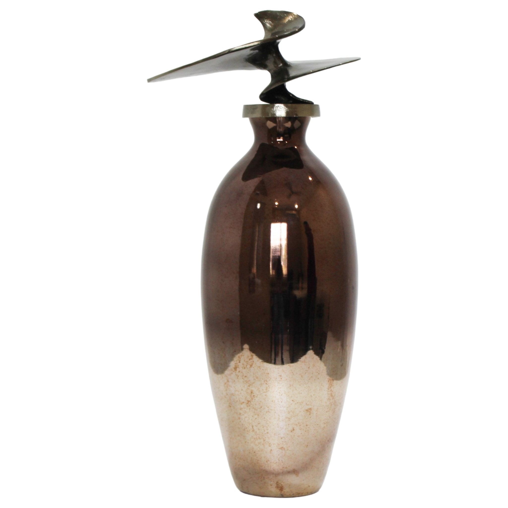 Noble Glass Bottle With Topper Vases and Jars| Sagebrook Home