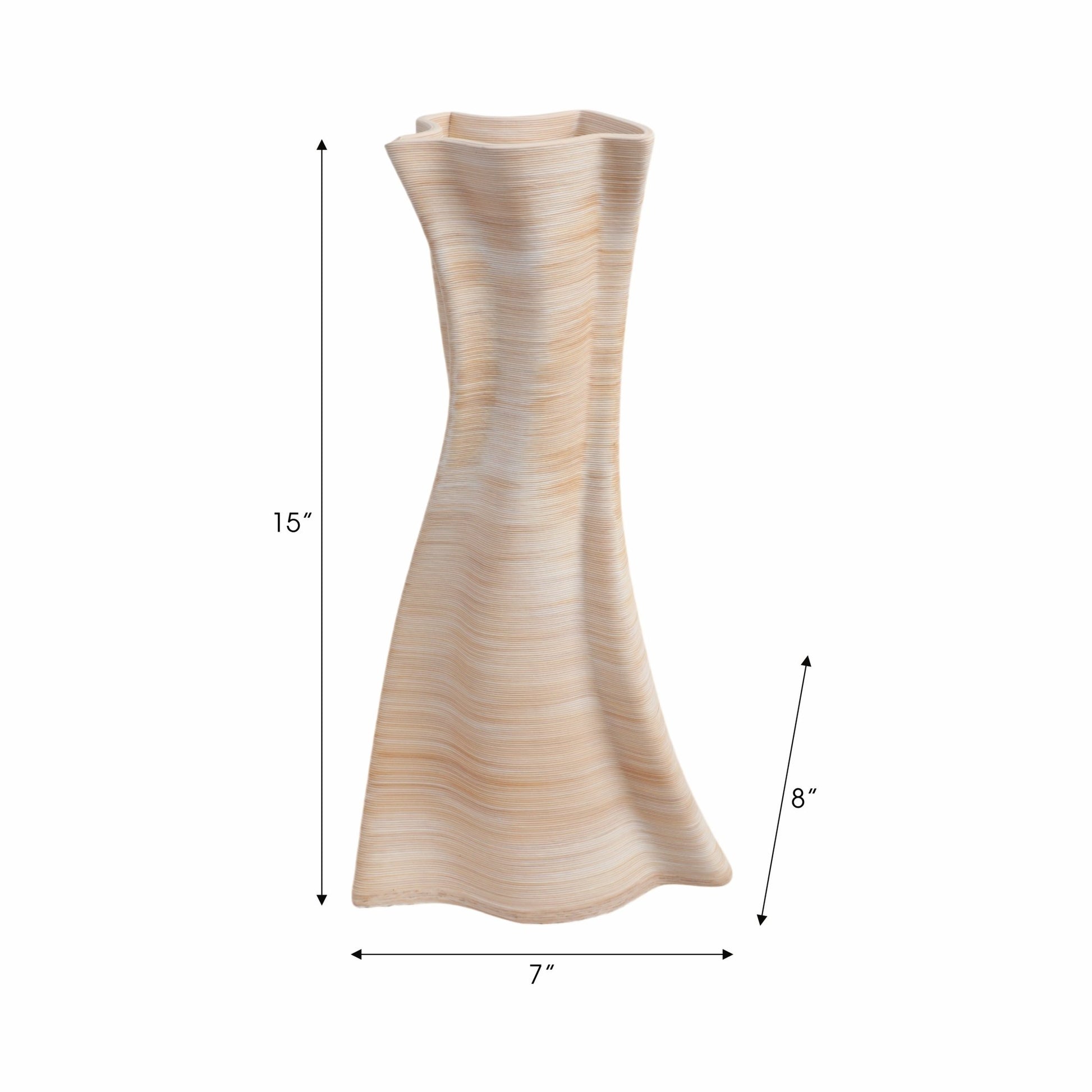 norissa 3d Printed Porcelain Vase, Multi Vases and Jars| Sagebrook Home