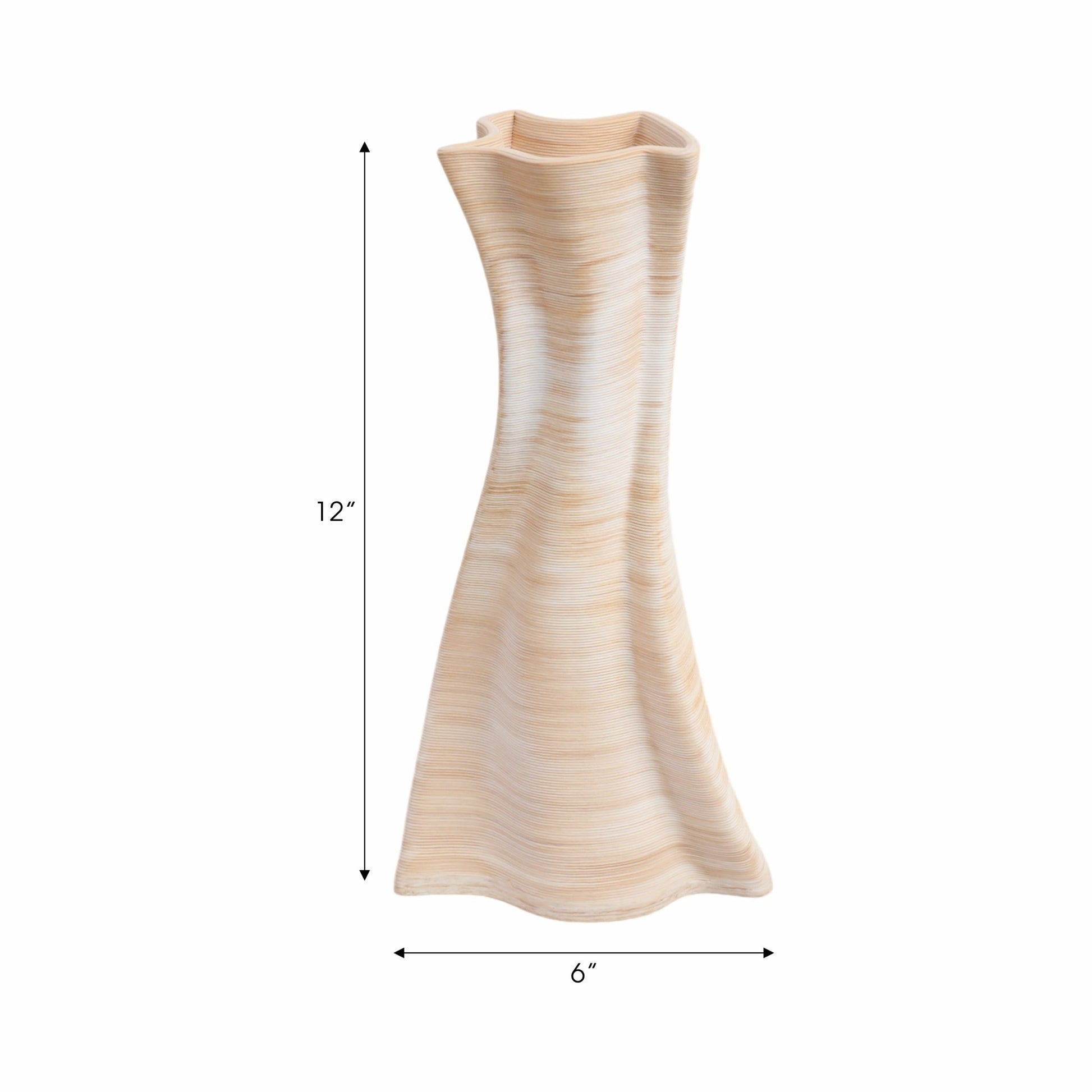 norissa 3d Printed Porcelain Vase, Multi Vases and Jars| Sagebrook Home