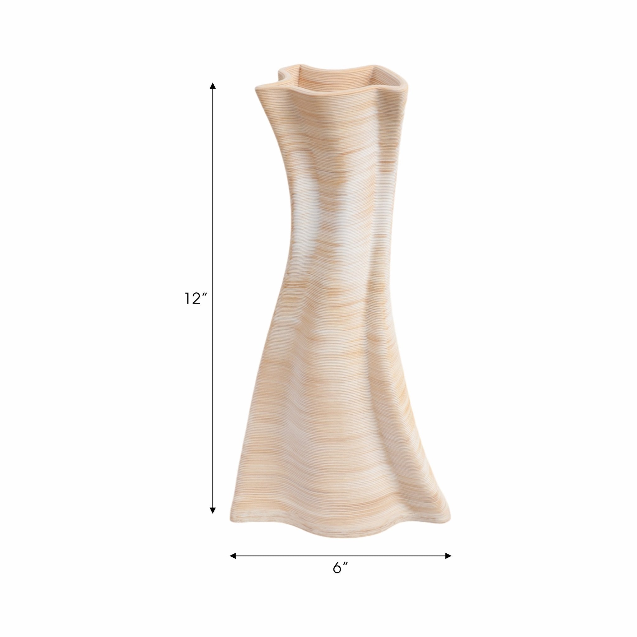 norissa 3d Printed Porcelain Vase, Multi Vases and Jars| Sagebrook Home