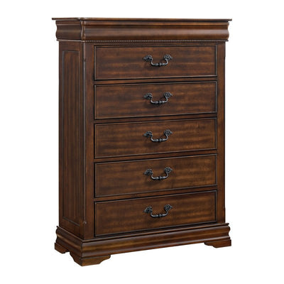 Northridge 6 - Drawer Chest in Cherry - Al Rugaib Furniture