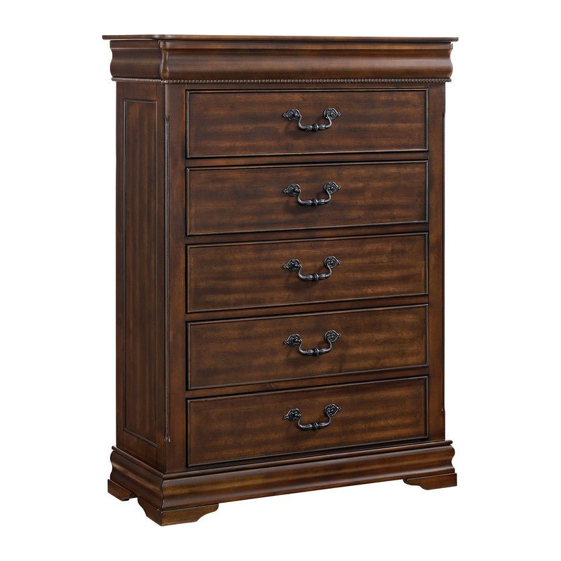 Northridge 6 - Drawer Chest in Cherry - Al Rugaib Furniture