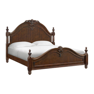 Northridge King Bed in Cherry - Al Rugaib Furniture