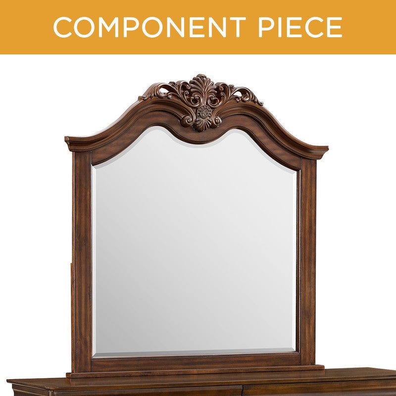 Northridge Mirror in Cherry - Al Rugaib Furniture