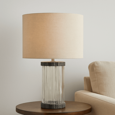 Noura Glass Table Lamp - Al Rugaib Furniture
