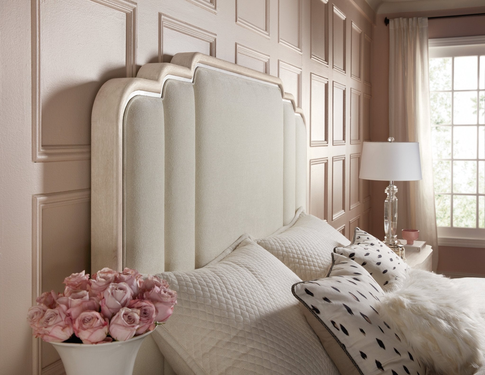 Nouveau Chic Cal King Upholstered Bed Beds| Hooker