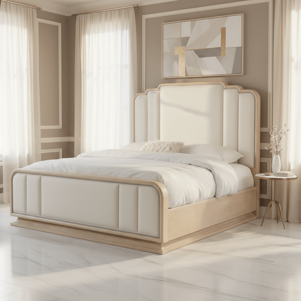 Nouveau Chic Cal King Upholstered Bed Beds| Hooker