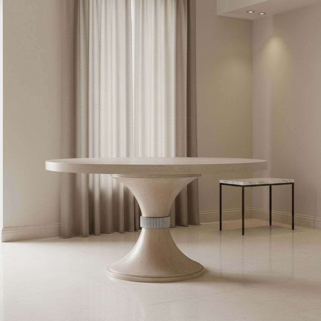 Nouveau Chic Round Pedestal Dining Table Dining Tables| Hooker