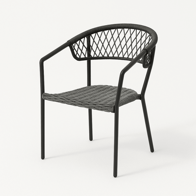 Nova outdoor chair with rattan seat Outdoor Chair| Otath