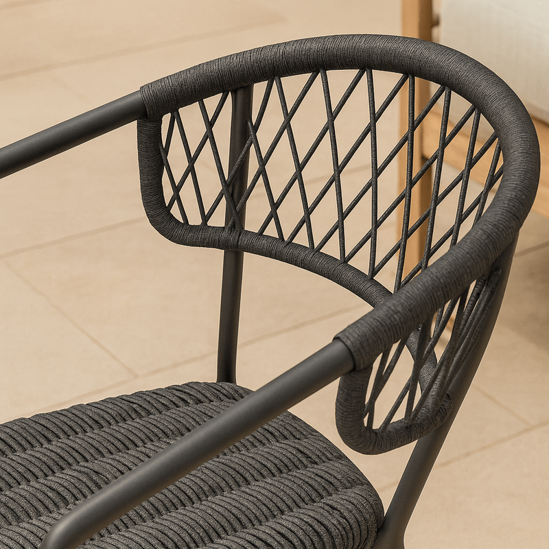 Nova outdoor chair with rattan seat Outdoor Chair| Otath