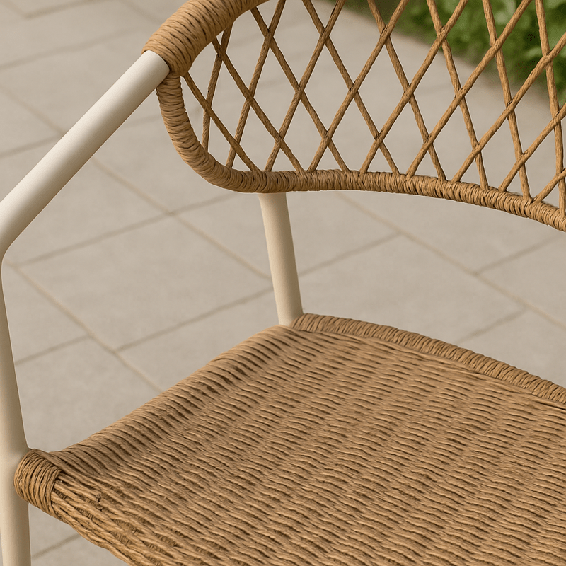 Nova outdoor chair with rattan seat Outdoor Chair| Otath