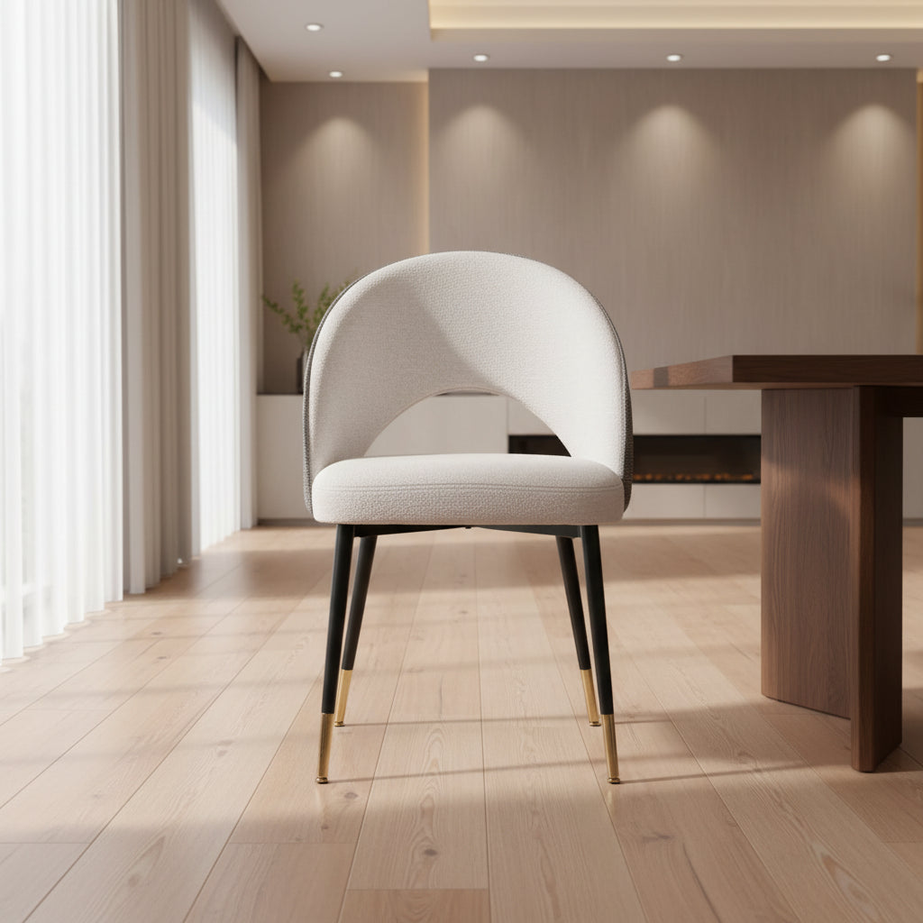 Nova Taupe Chenille Dining Chair Dining Chairs| Roots Furniture