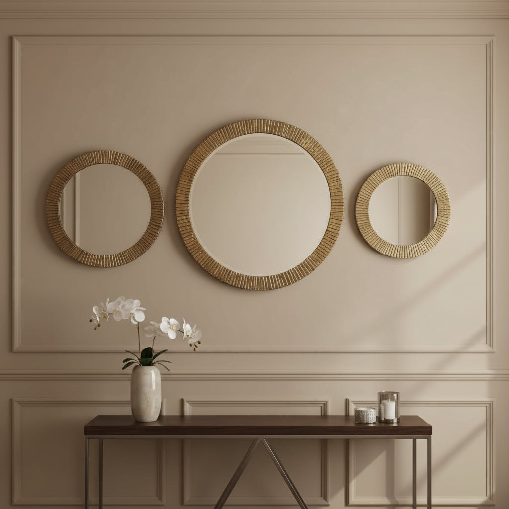 Novara Round Mirrors, S/3 Mirrors| Uttermost