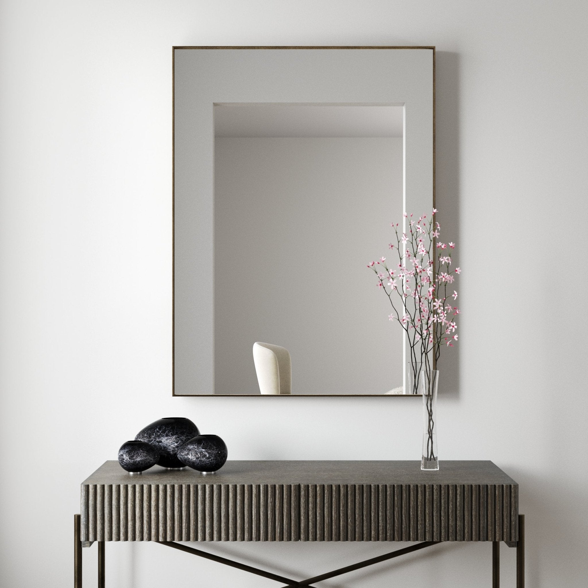 Novaria Mirror Bronze Mirrors| Roots Furniture