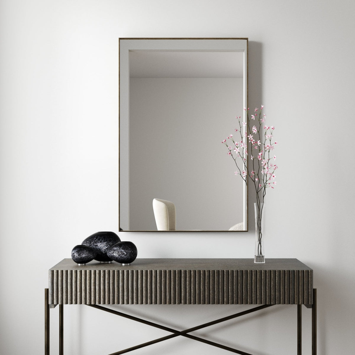 Novaria Mirror Bronze Mirrors| Roots Furniture