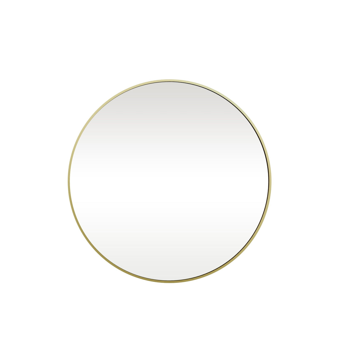 Novaria Mirror Matt Gold Mirrors| Roots Furniture